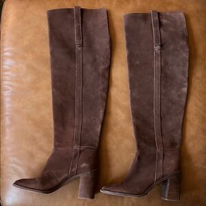 Madewell Knee High Leather Boots